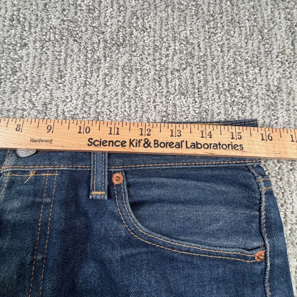 Levi's 501 Original Fit Jeans Men 31x32* Dark Wash Blue Straight Leg‎ Button Fly